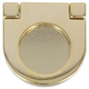 Maniglia Incasso Art.E3262 Mm.36X36 Oro Lucido - 25 Pz