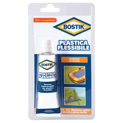 Bostik Plastica Flessibile Tubetto 50 Grammi - 6 Pz