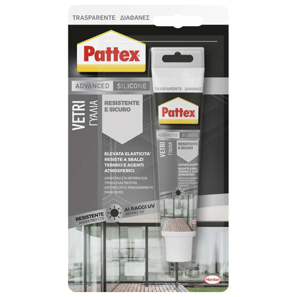 Pattex Silicone Vetri 50 Ml - 12 Pz