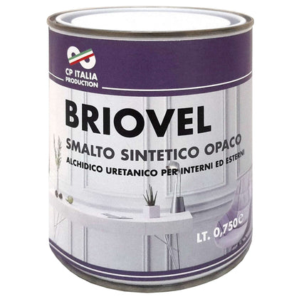 Smalto Briovel 0,750 L Bianco Satinato - 6 Pz