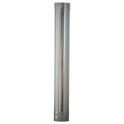 Tubo Inox Aisi 304 H 100 Cm D 14 Cm - 5 Pz