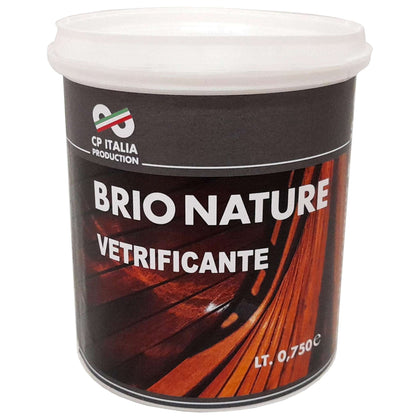 Smalto Vetrificante Brio Nature Trasp. Luc. 0,750 L - 6 Pz