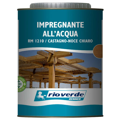 Rioverde Rm 1210 Impregnante 0,750 L Noce Chiaro - 6 Pz