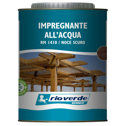 Rioverde Rm 1410 Impregnante 0,750 L Noce Scuro - 6 Pz