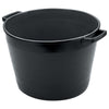 Cassa Tonda Per Macerie 32 L 44X35 Cm Nero - 5 Pz