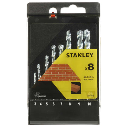 Piranha Stanley Sta56040 (X56040) Cassetta 8 Punte Zincate