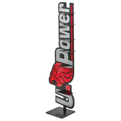 U-Power Espositore A Pavimento 6 Posti 45X35X160