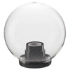 Globo Trasparente Dm.20 Con Base E27 - 8 Pz