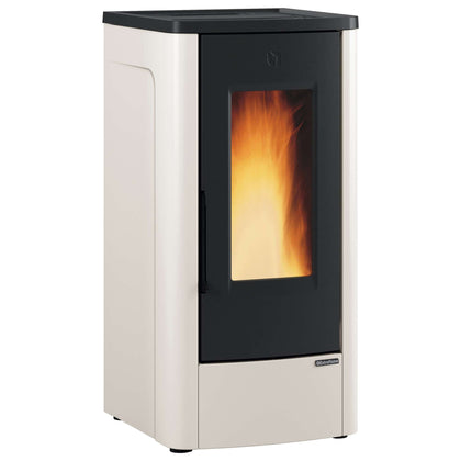 Stufa Pellet 10 Kw Dahiana Vfs Avorio