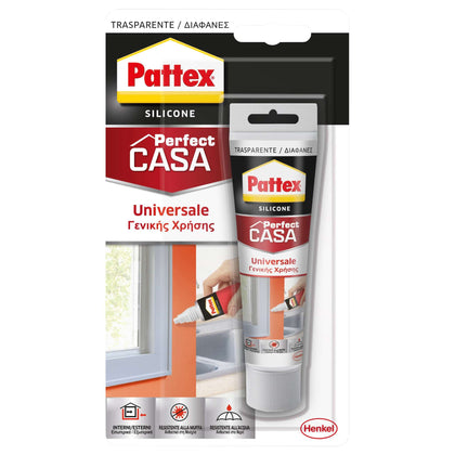 Pattex Silicone Trasparente 50 Ml - 12 Pz