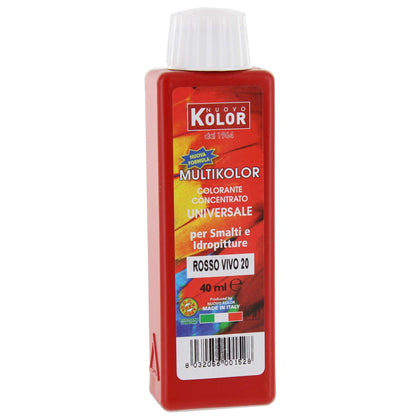 Colorante Universale Ml.40 Rosso Vivo 20R - 12 Pz