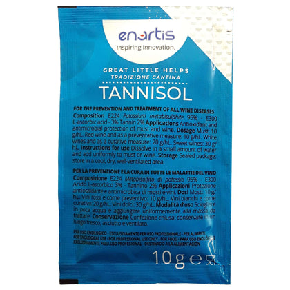 Metabisolfito Potassio Tannisol 100 Bustine Da 10 G