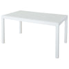 Tavolo Houston Resina 150X90Xh74 Cm Bianco