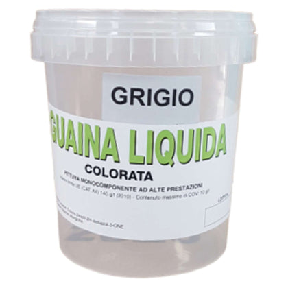 Guaina Liquida Resinosa Grigia 1 Kg - 9 Pz