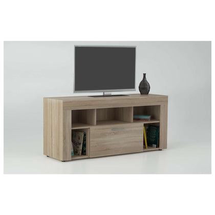 Kit Porta Tv Vision 130X41,6X60 Natural Wood