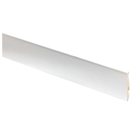 Battiscopa 58X14 Mm Mdf 240 Cm Bianco Mdf - 10 Pz