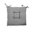 Cuscino Creta Cm.40X40X5 Grigio 1647 - 12 Pz