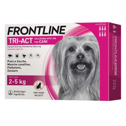 Frontline Tri-Act 2- 5 Kg 6 Pipette Off. Speciale