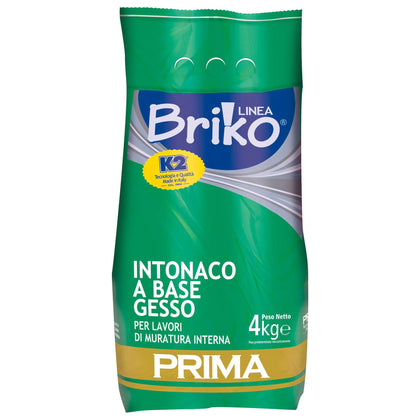 Linea Briko Intonaco Per Interno Da 4 Kg - 4 Pz