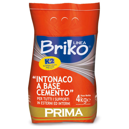 Linea Briko Intonaco Per Esterno Da 4 Kg - 4 Pz