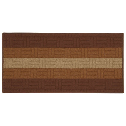 Tappeto Per Cucina Mia 50X 80 Cm Marrone - 4 Pz