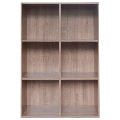 Libreria Cubo 6 61Xh91 Cm Rovere