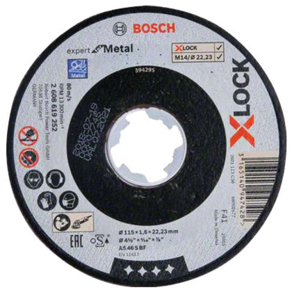 Bosch-A Disco Per Metallo Xlock D 115X1,6 Mm