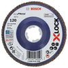 Bosch-A Disco Lamellare Xlock Gr 120 D 115 Mm - 10 Pz