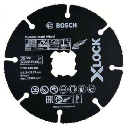 Bosch-A Disco Universale Carbide Xlock 115 Mm