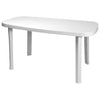 Tavolo Garden Otello Cm.136X82X72H Bianco