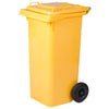 Pattumiera 120 L Con Ruote Giallo Mp