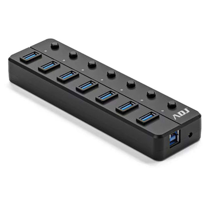 Hub Usb 3.1 7 Porte Seven Bk Fast Charging Compatibile 1.0/2.0