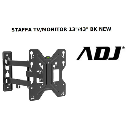 Staffa Tv/Monitor 13/43 Bk New Max 25Kg Max Vesa 200200 Snodo180?