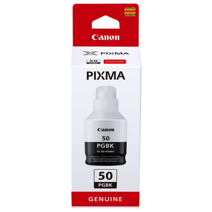 Flacone Ink Canon Nero Gi50Pgbk Per Pixma G 5050