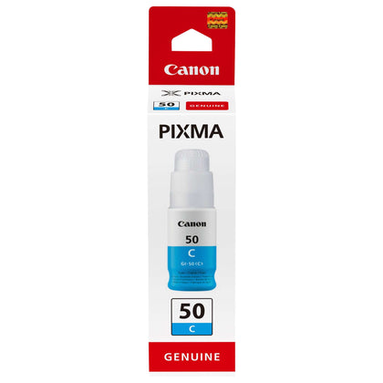 Flacone Ink Canon Ciano Gi50C Per Pixma G 5050