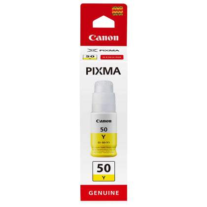 Flacone Ink Canon Giallo Gi50Y Per Pixma G 5050