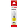 Flacone Ink Canon Giallo Gi50Y Per Pixma G 5050