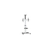 Staffa Tv/Monitor 37/70Pavimento Max50Kg Ruota 90 Carrello Ruote