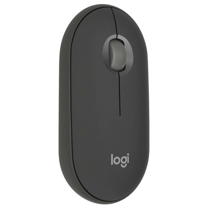 Mouse M350 Log Pebble Ii Graphite Con Scrolling Bluetooth