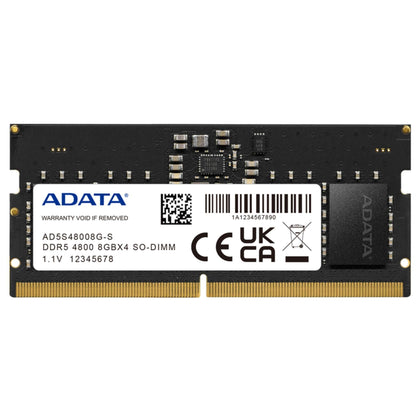 Ddr5 8Gb 4800 Mhz So-Dimm Adata Cl40 1,1V