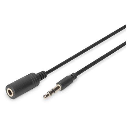 cavo stereo 3,5 mm. prolunga scheda audio per cuffie/casse maschio/femmina mt. 2.50 (ak 203 2.5m)