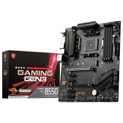 Mb Msi B550 Gaming Gen3 Ryz5000 Am4 4D4 6S3 1M.2 U3.2 Gblan H/Dvi Raid