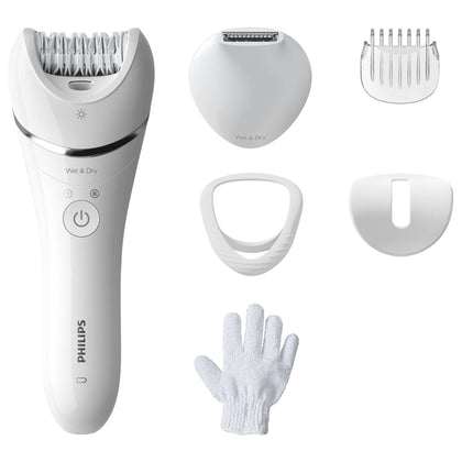 Philips Epilatore Advanced Bre715 Epilatore Wet & Dry Serie 8000