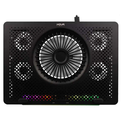 Supporto Notebook 15,6 Aries Noua Ventola 140Mm 2Usb 2.0 Rgb Rainbow