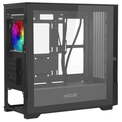 Case Mini-Tower No Psu Fobia L101 Blk 3Usb3 1Fan Argb Vetro Temperato