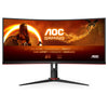 Mon 34Ips 34401440 Curvo Dp Hdmi Aoc Cu34G2Xp/Bk 180Hz Mm 1Ms 21:9