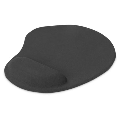 Tappetino Mouse Pad Poggiapolso Bk Ergonomico Poliestere+Pu+Gel