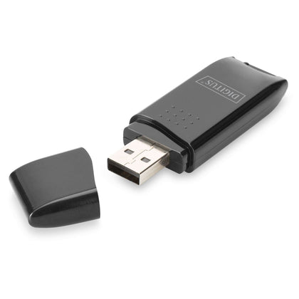 Card Reader Esterno Usb 2.0 Bk Microdsd / Sd Digitus