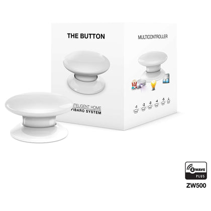 The Button Pulsante White Z-Wave5 Pulsante Universale Programmabile