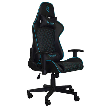 Poltrona Gaming Noua Kui K7 Poggia Testa E Cuscino Black/Blue